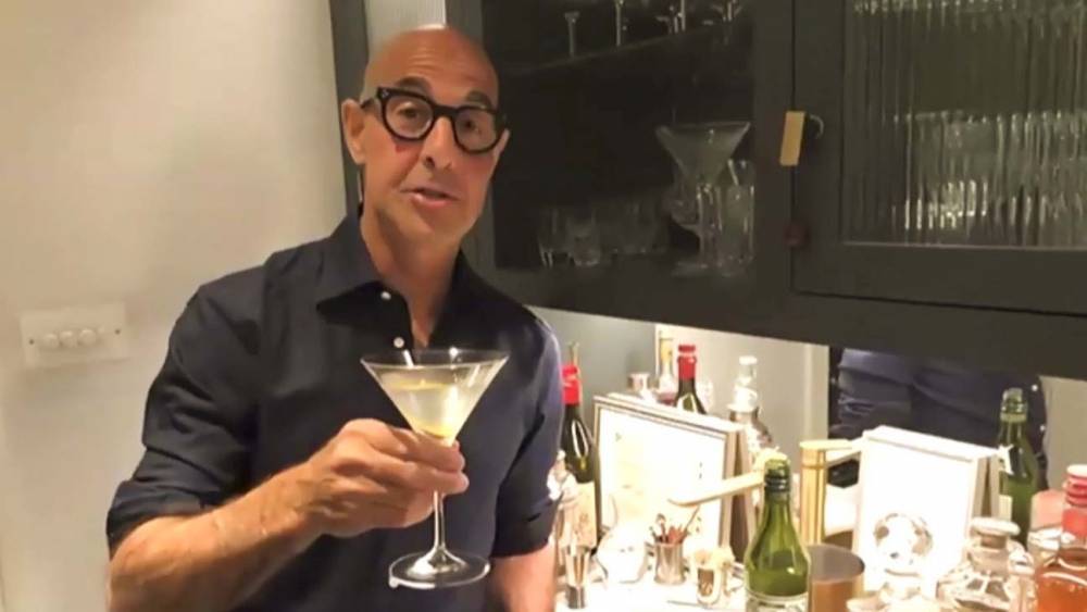 Stanley Tucci Responds to Viral Cocktail Video, Makes Another Drink for James Corden - www.hollywoodreporter.com - London