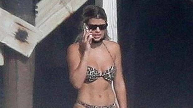 Sofia Richie, 22, Shows Off Toned Body Golden Tan In Leopard Bikini With BF Scott Disick — See Pics - hollywoodlife.com