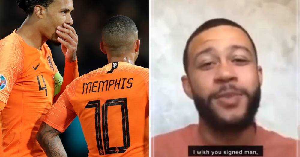 Memphis Depay raps Manchester United transfer message to Liverpool FC star Virgil van Dijk - www.manchestereveningnews.co.uk - Manchester - city Memphis