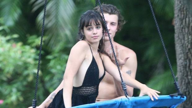Camila Cabello Rocks Mesh Dress While Cozying Up With BF Shawn Mendes On A Swing - hollywoodlife.com - Miami