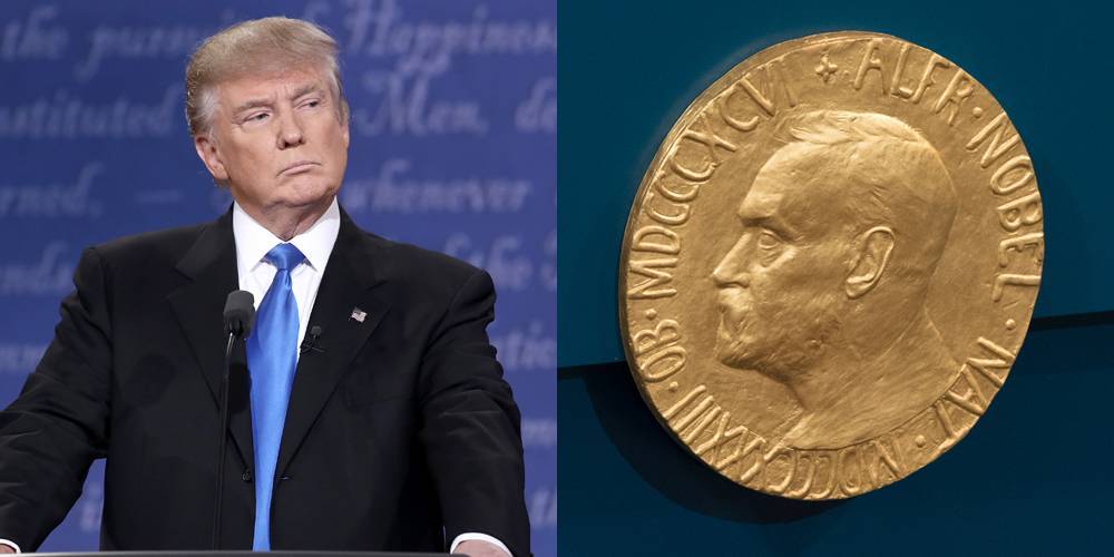 Why Is 'Nobel' & 'Noble' Trending on Twitter Right Now? Because President Donald Trump Misspelled It - www.justjared.com - USA - Russia