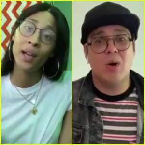 Mj Rodriguez & George Salazar Perform 'Suddenly Seymour' During GLAAD's Together in Pride Special - Watch! - www.justjared.com