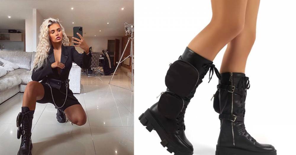 Get Molly-Mae Hague's Prada boots style for less than £50 - www.ok.co.uk - Hague