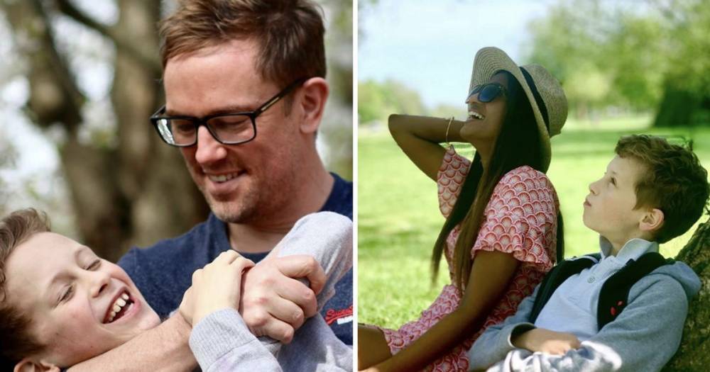 Simon Thomas gushes over girlfriend Derrina and son Ethan as he shares touching photos of them together - www.ok.co.uk