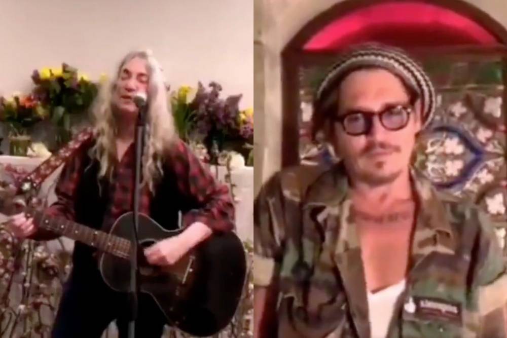 Patti Smith Sings Birthday Song For Johnny Depp During Earth Concert - etcanada.com