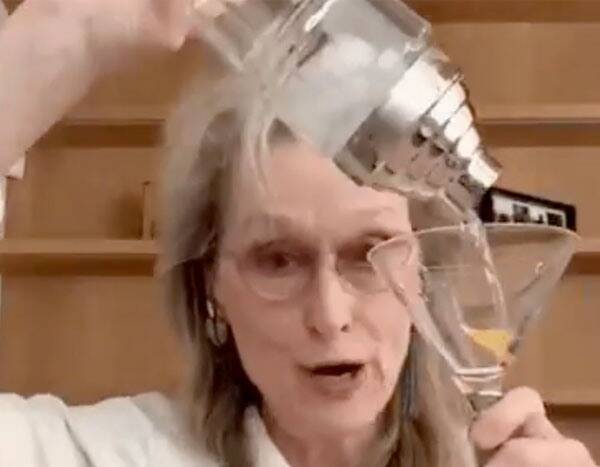 Meryl Streep Drinking a Martini in a Bathrobe Is a Big Mood - www.eonline.com