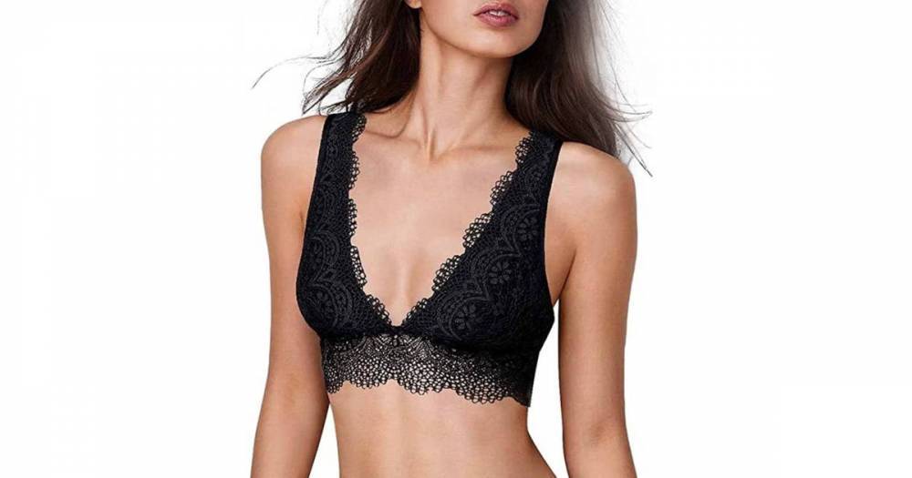 This Amazon Lacy Bralette Looks Great Peeking Out From Under T-Shirts - www.usmagazine.com
