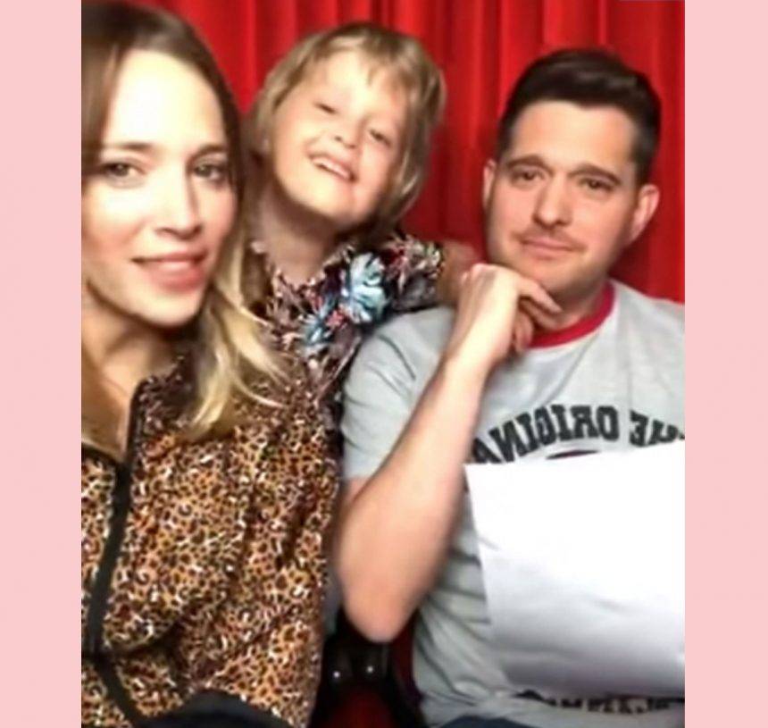 Michael Bublé’s Adorable Son Noah Makes Livestream Cameo In First Appearance Since Beating Cancer - perezhilton.com