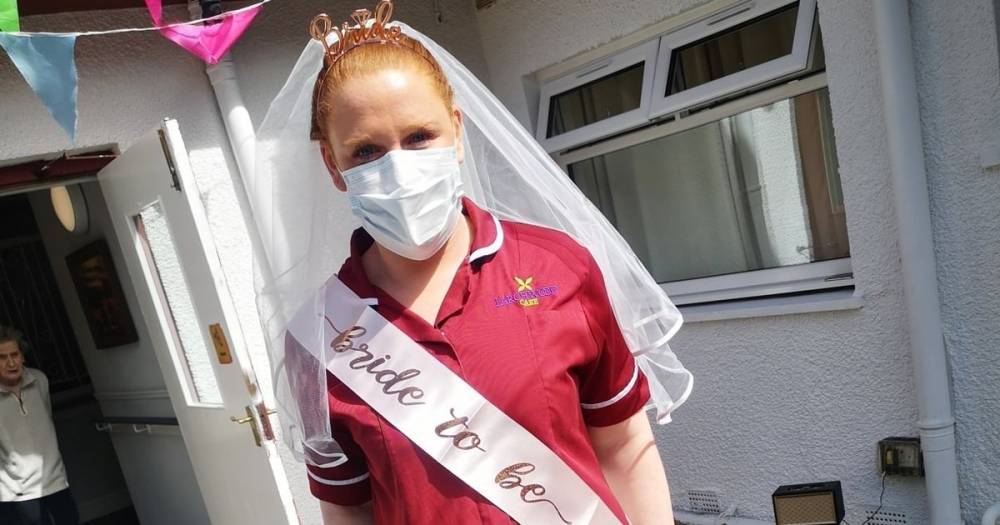 Care home residents throw hen party for key worker whose big night was cancelled - www.dailyrecord.co.uk