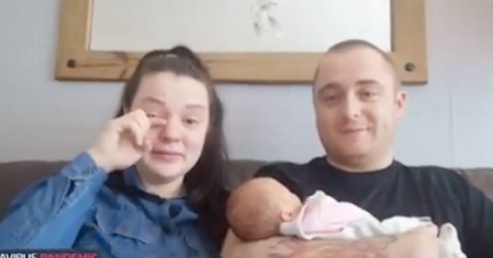 Mum of Scotland's youngest coronavirus patient moved to tears on Good Morning Britain as nurses send sweet video message - www.dailyrecord.co.uk - Britain - Scotland