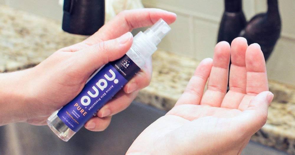 This Hand Sanitizer Spray Forms an Antimicrobial Barrier on Skin - www.usmagazine.com - county Hand - city Sanitizer, county Hand