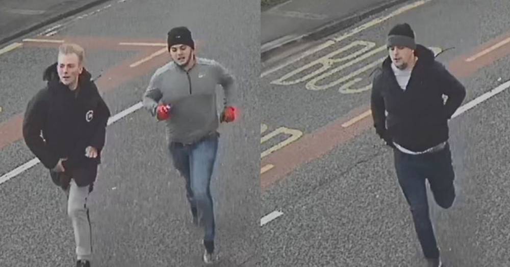 Police want to speak to these three men after a burglary in Cheshire - www.manchestereveningnews.co.uk - county Cheshire