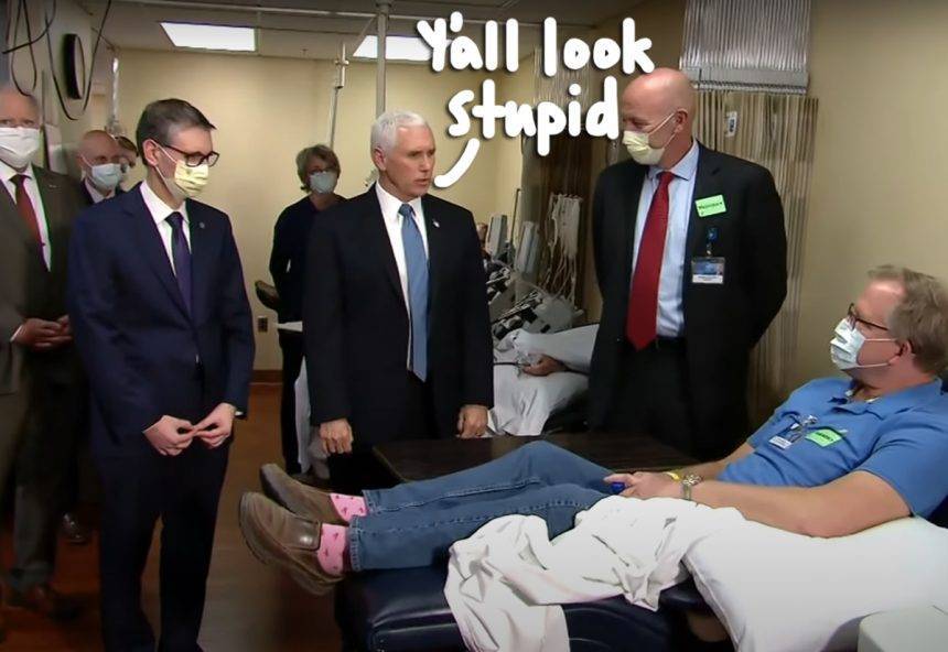 Mike Pence Refuses To Wear Face Mask During Mayo Clinic Visit — Ignoring The Hospital’s Rules! - perezhilton.com - Minnesota