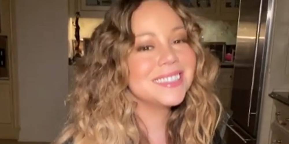 Mariah Carey Celebrates 'E=MC²' Topping the iTunes Chart With 'Last Kiss' Performance - Watch! (Video) - www.justjared.com