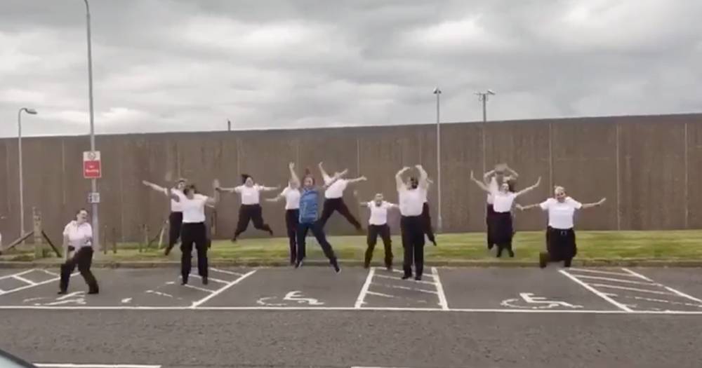 HMP Kilmarnock prison staff take on TikTok dance challenge in bid to lift spirits at coronavirus hit jail - www.dailyrecord.co.uk - Scotland