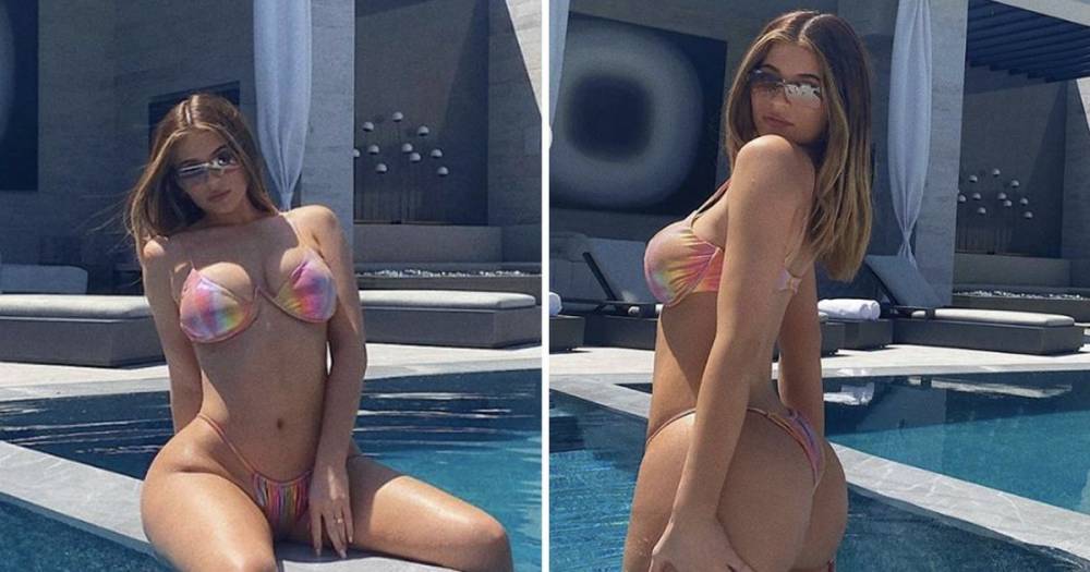Kylie Jenner flaunts her curves in tiny bikini as she poses in ‘new £30million mansion’ - www.ok.co.uk - California