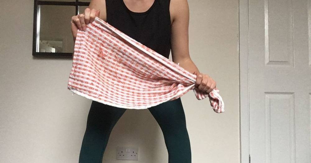A tea towel can be the most useful piece of fitness equipment in your home - www.manchestereveningnews.co.uk