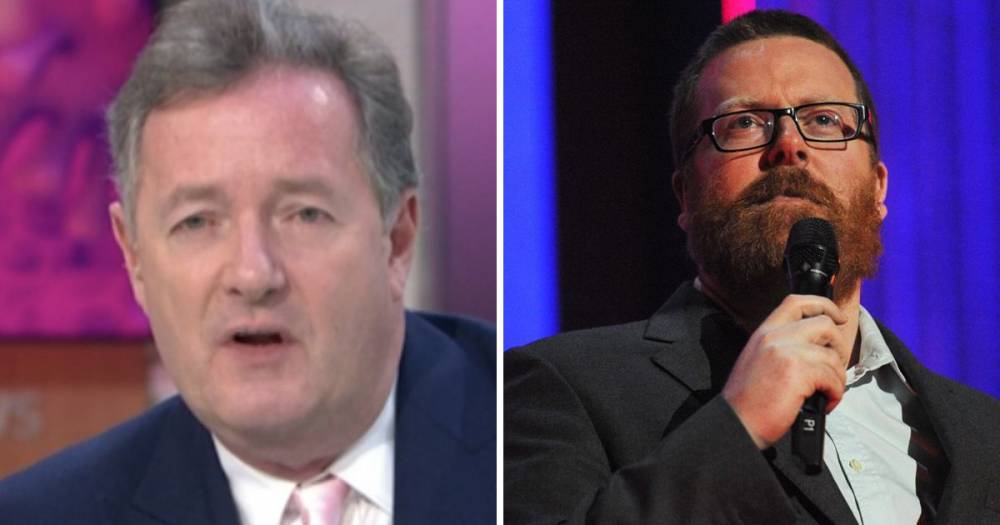 Piers Morgan - Frankie Boyle - Piers Morgan slams ‘flaming hypocrite’ Frankie Boyle and labels him a ‘disgusting human being’ - ok.co.uk - Britain
