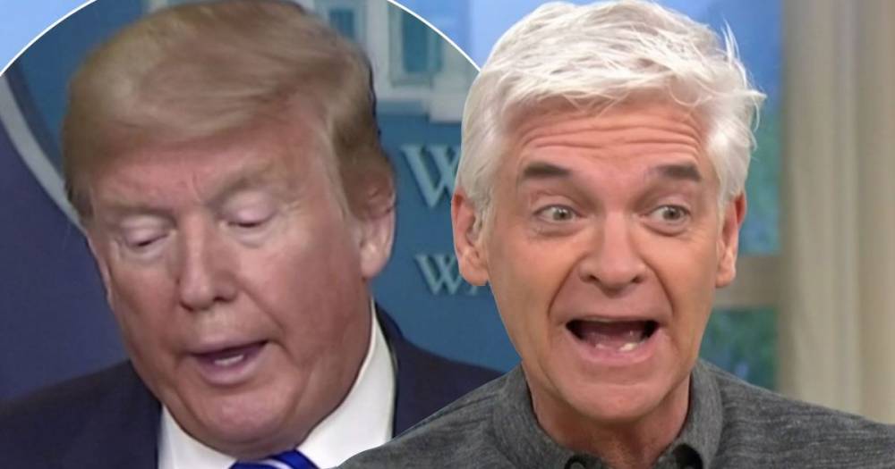This Morning's Phillip Schofield tears into ‘stupid’ President Trump for ‘dangerous’ bleach comments - www.manchestereveningnews.co.uk - USA