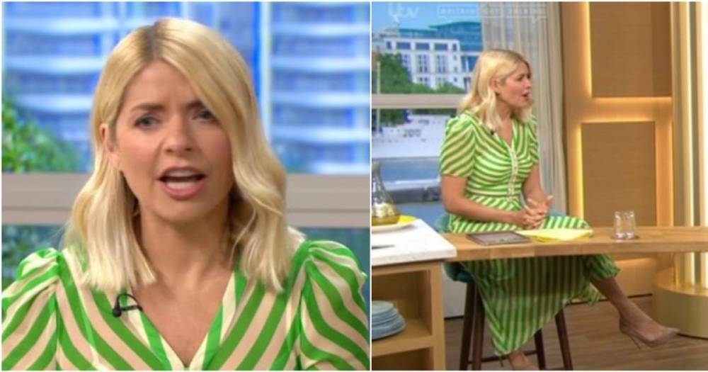 Holly Willougby's dress is reminding This Morning viewers of the same thing - www.manchestereveningnews.co.uk