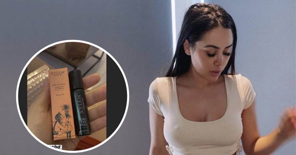 Marnie Simpson swears by this 'unusual smelling' product to help reduce dark circles - www.ok.co.uk