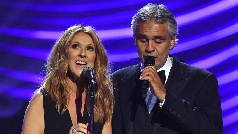 Céline Dion and Andrea Bocelli Gather Fans Across the Globe for 'The Prayer' Lyric Video -- Watch! - www.etonline.com