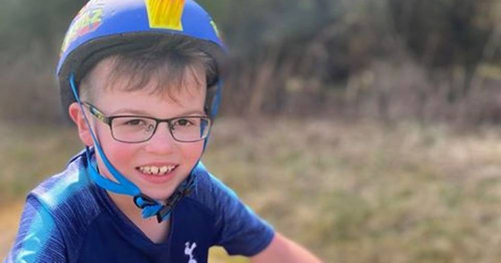 Schoolboy gets on his bike to raise £1000 for NHS staff - www.dailyrecord.co.uk - Britain