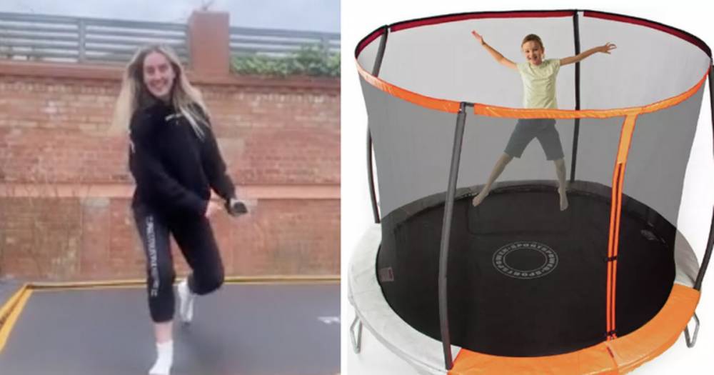 Argos are selling affordable trampolines to liven up your lockdown like Perrie Edwards - www.ok.co.uk