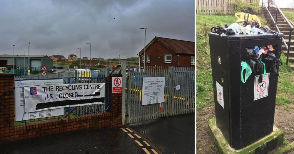 East Ayrshire public bins won't be emptied during coronavirus crisis - www.dailyrecord.co.uk