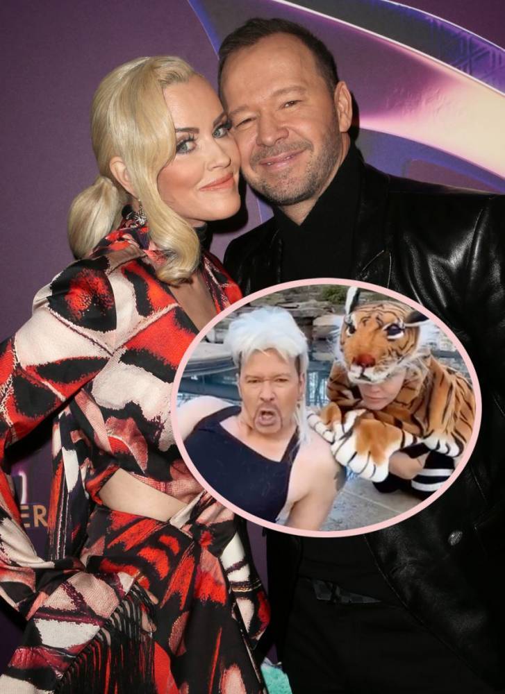 Watch Donnie Wahlberg & Jenny McCarthy Hilariously Recreate Tiger King Music Video! - perezhilton.com - county Love