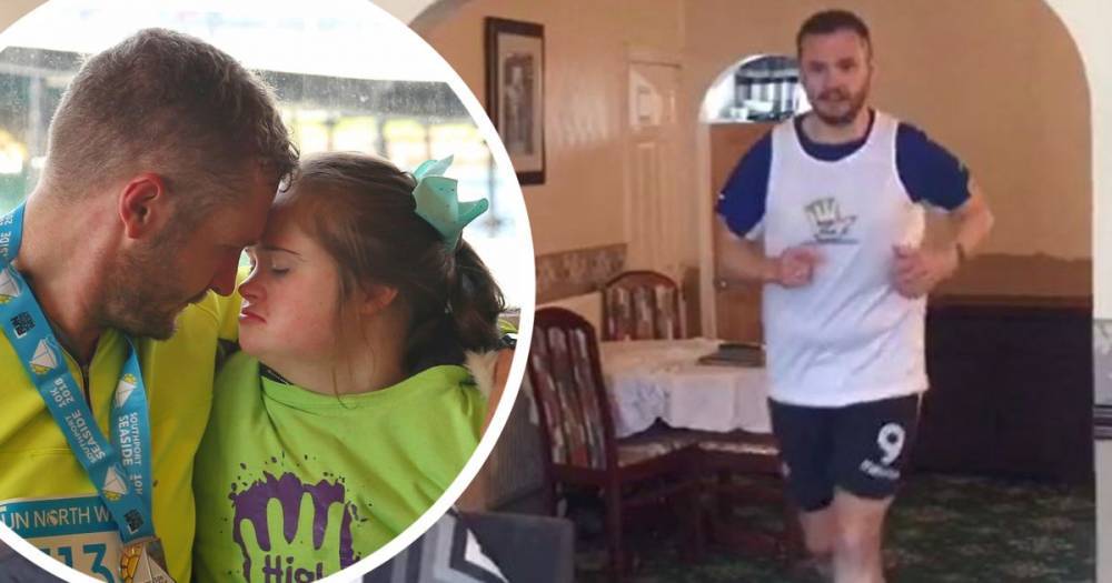 Lockdown dad plans to run a marathon in his living room - www.manchestereveningnews.co.uk