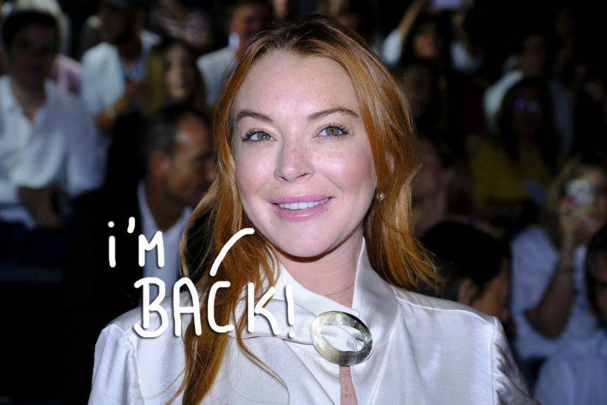 Lindsay Lohan Returns To Music Scene With Back To Me — LISTEN! - perezhilton.com