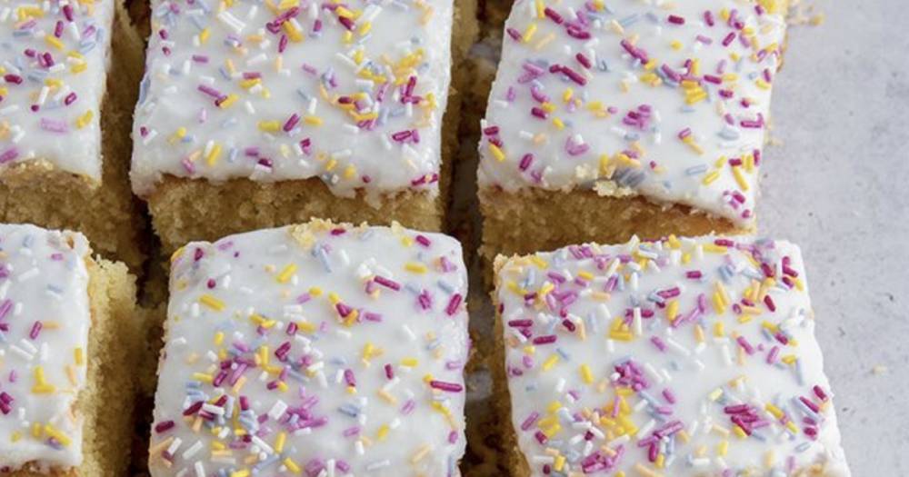 Scots are making classic childhood 'school dinner' sponge cake with sprinkles - here's how to bake it - www.dailyrecord.co.uk - Scotland