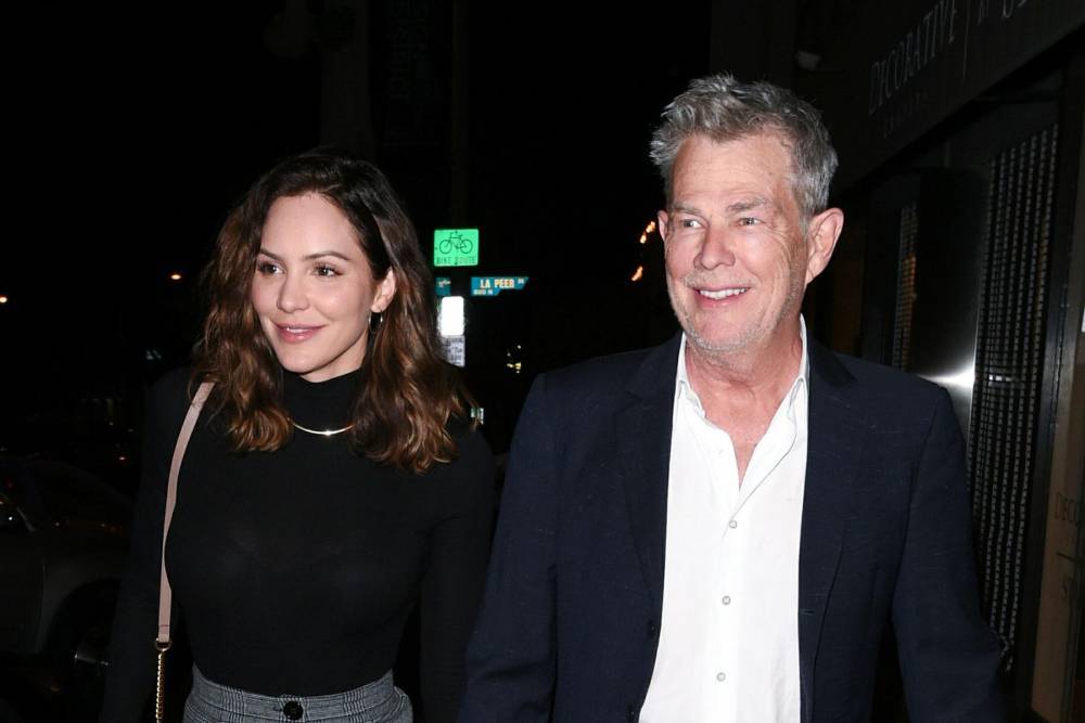 Katharine McPhee gives David Foster a haircut on Instagram Live - www.hollywood.com