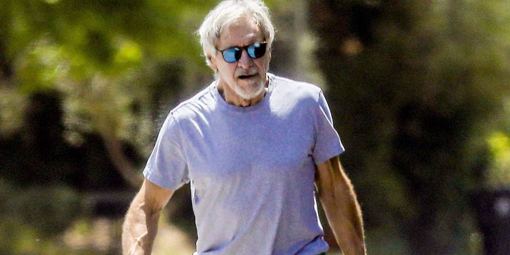 Harrison Ford Heads Out for a Tennis Match Amid Quarantine - www.justjared.com - county Harrison - county Pacific - county Ford