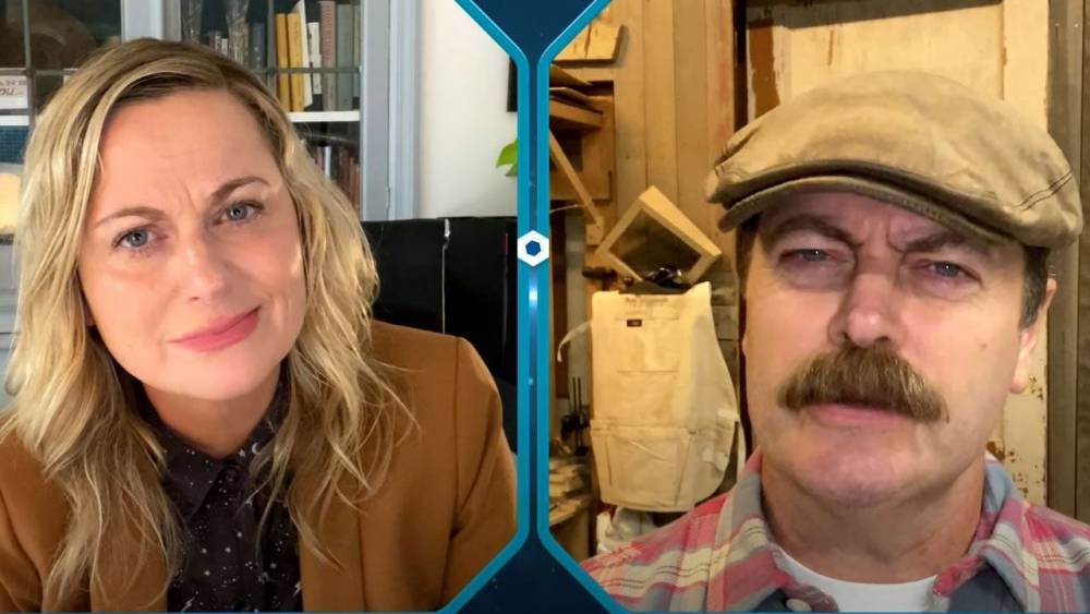 Leslie Knope and Ron Swanson Reconnect Over Zoom in 'Parks and Rec' Reunion Teaser - Watch! - www.etonline.com