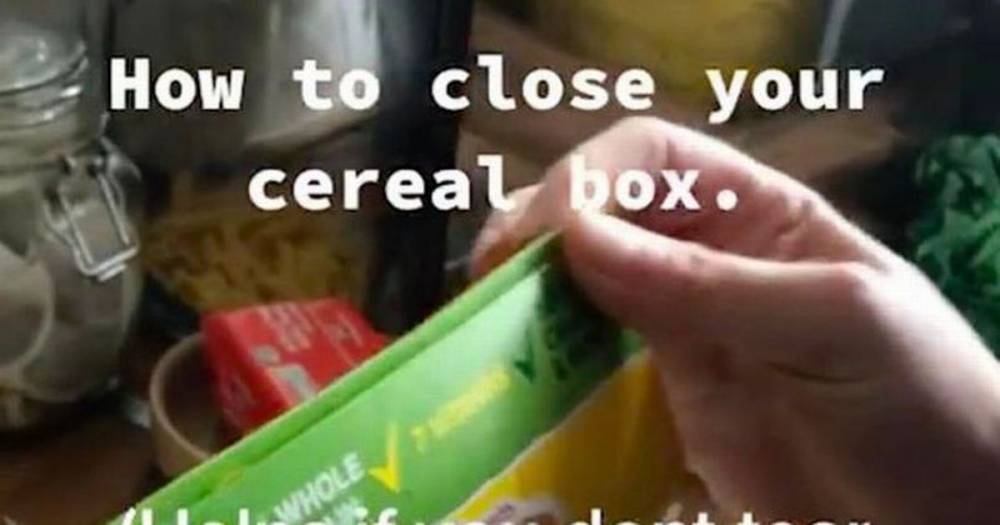 Genius hack shows we've been closing cereal boxes wrong our whole lives - www.dailyrecord.co.uk