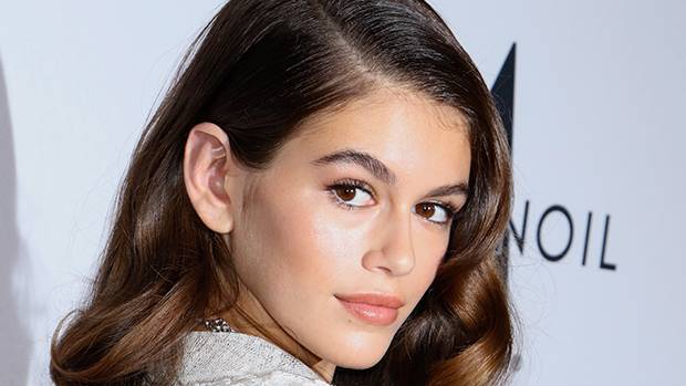 Kaia Gerber Goes Totally Makeup-Free Snuggling In Bed With One Of Her Foster Pups In Quarantine: Pic - hollywoodlife.com