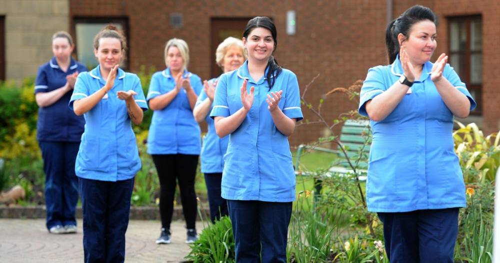 Staff at care home devastated by coronavirus proudly join Clap for Carers - www.dailyrecord.co.uk - Britain