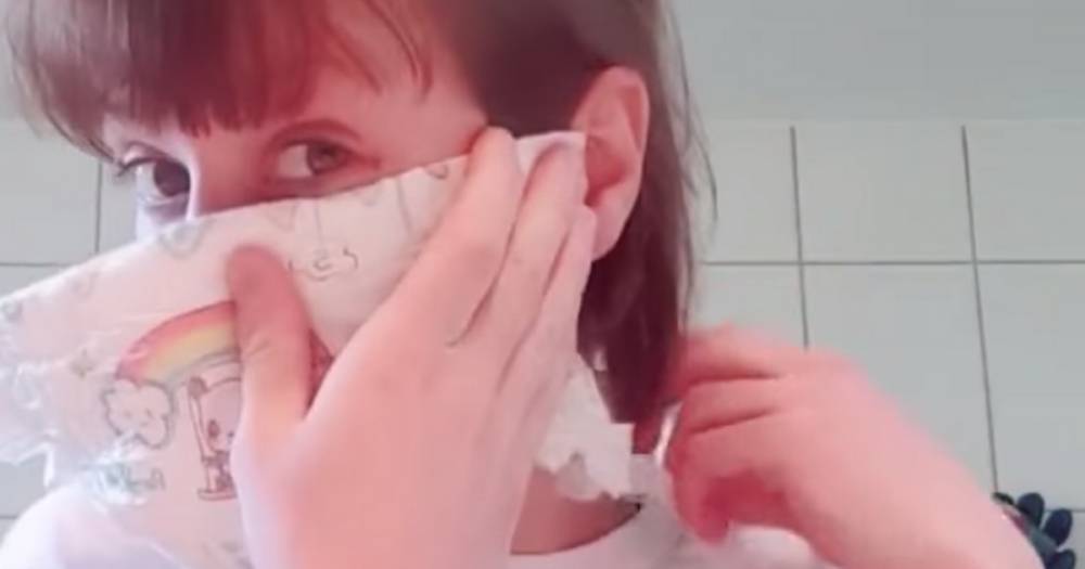 Mum's clever hack that turns a nappy into a coronavirus mask goes viral - www.dailyrecord.co.uk