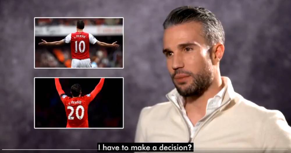 Robin van Persie explains why Manchester United shirt number was more special than at Arsenal - www.manchestereveningnews.co.uk - Britain - Manchester - Netherlands