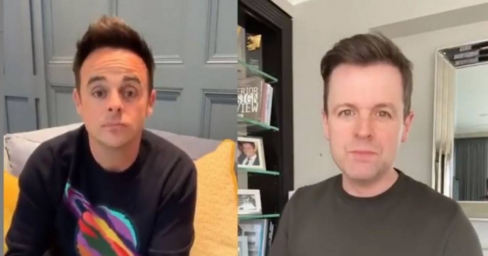 Viewers distracted by same thing as Ant and Dec present Saturday Night Takeaway from their homes - www.manchestereveningnews.co.uk - Florida