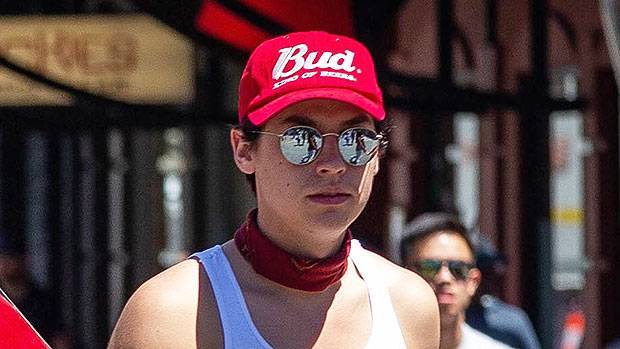 ‘Riverdale’s Cole Sprouse Shows Off His Sexy Muscles In Black Tank Top While Riding A Motorcycle - hollywoodlife.com - Los Angeles - Italy