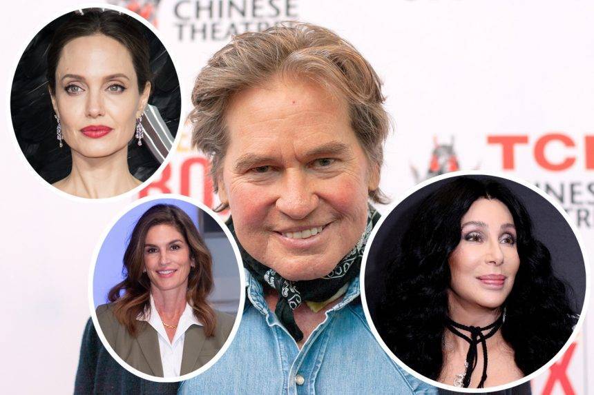 Val Kilmer Dishes On Romances With Cher, Cindy Crawford, Angelina Jolie & More! - perezhilton.com - Hollywood