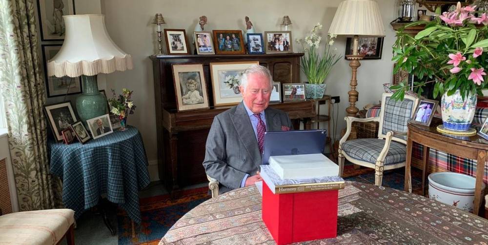 Prince Charles Keeps a Special Reminder of Princes William and Harry in His Office - www.marieclaire.com - Scotland - London