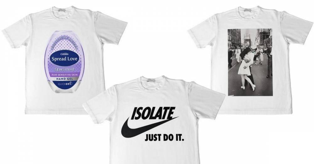 Check out notjust's new range of Covid-19 charity clothing including Just Isolate T-shirt - www.ok.co.uk