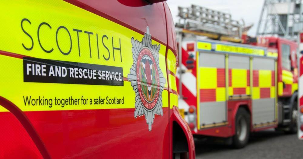 Fire crews and police rush to blaze after three vehicles set on fire in Newmains - www.dailyrecord.co.uk - Scotland