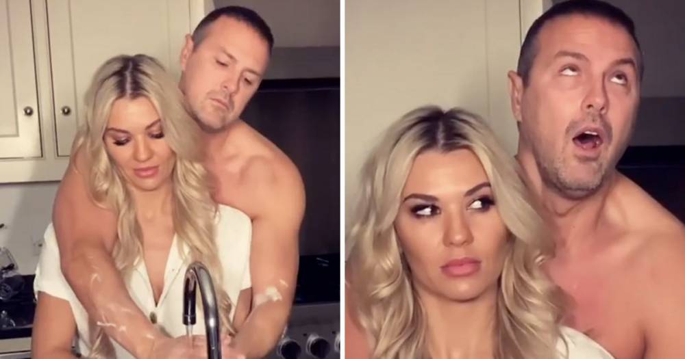 Christine and Paddy McGuinness recreate iconic Ghost scene in hilariously raunchy hand washing video - www.ok.co.uk