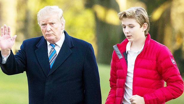 Donald Trump Reveals Barron, 14, Is ‘Not As Happy’ As He Could Be During Isolation - hollywoodlife.com