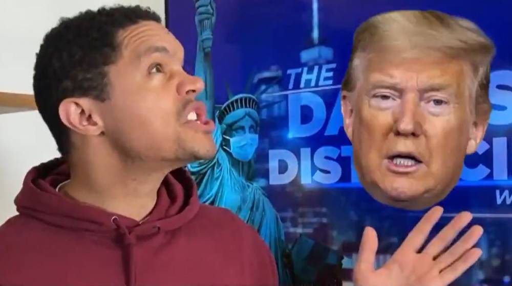 Trevor Noah Wonders What It Might Take To Gets Donald Trump To Wear A Mask - deadline.com